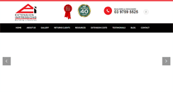 Desktop Screenshot of extensionimpressions.com.au